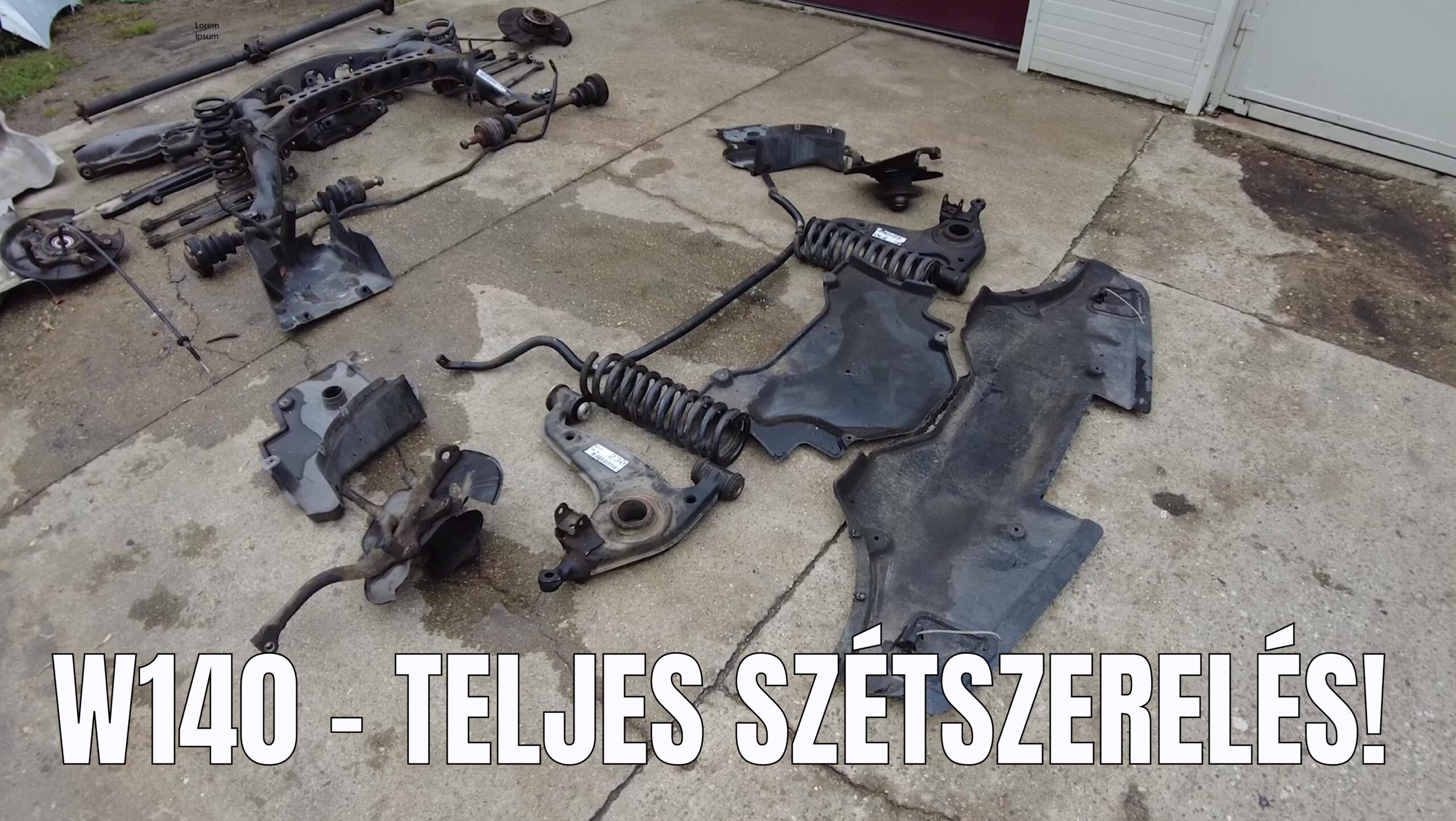 W140 Mercedes-OT vizsgára készítés-KreiCar Karosszéria- és autójavító szerviz