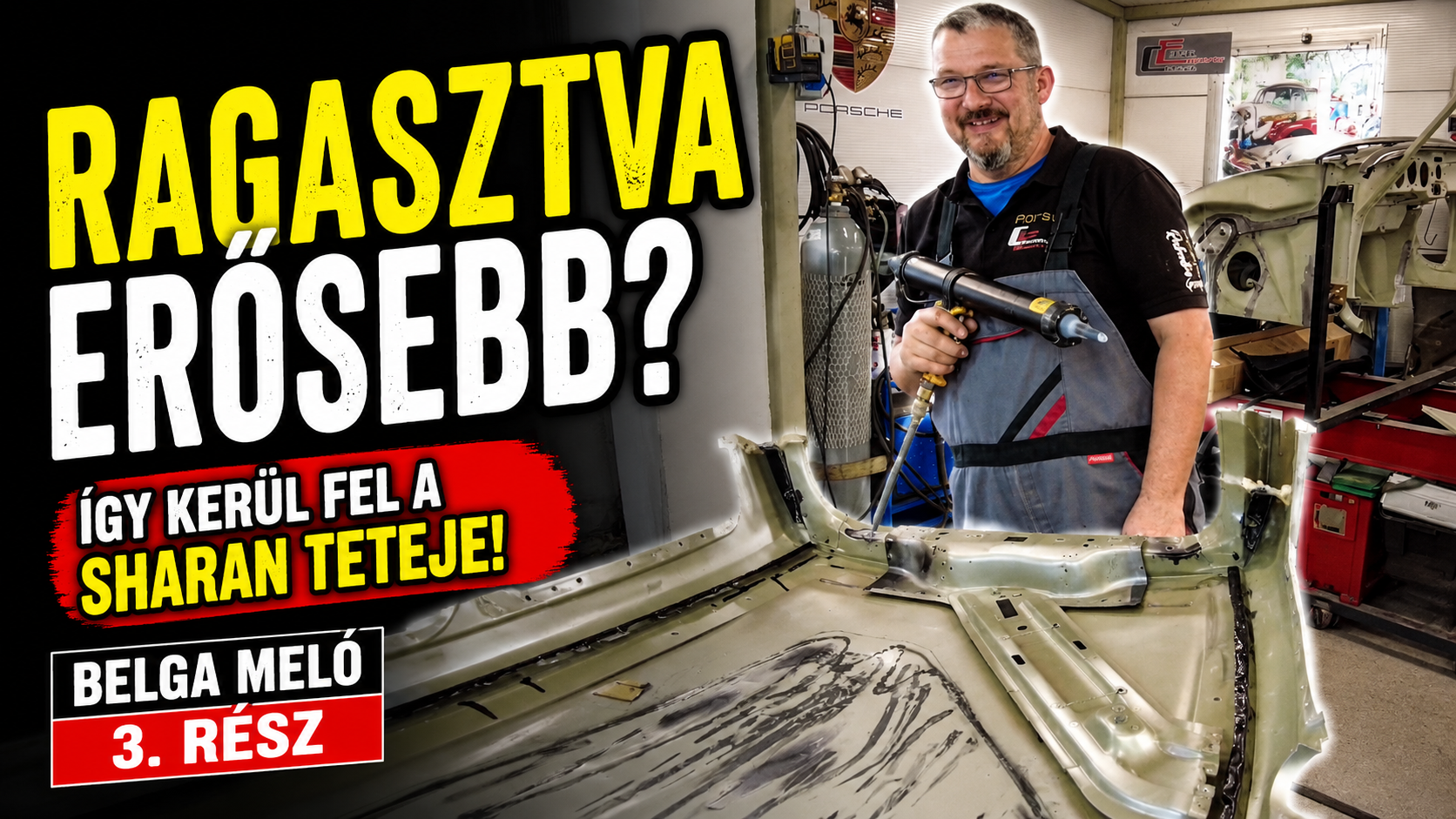 Sokan kiakadnak majd ezen: ragasztjuk a Sharan tetejét – jobb lesz, mint a gyári? | Belga meló