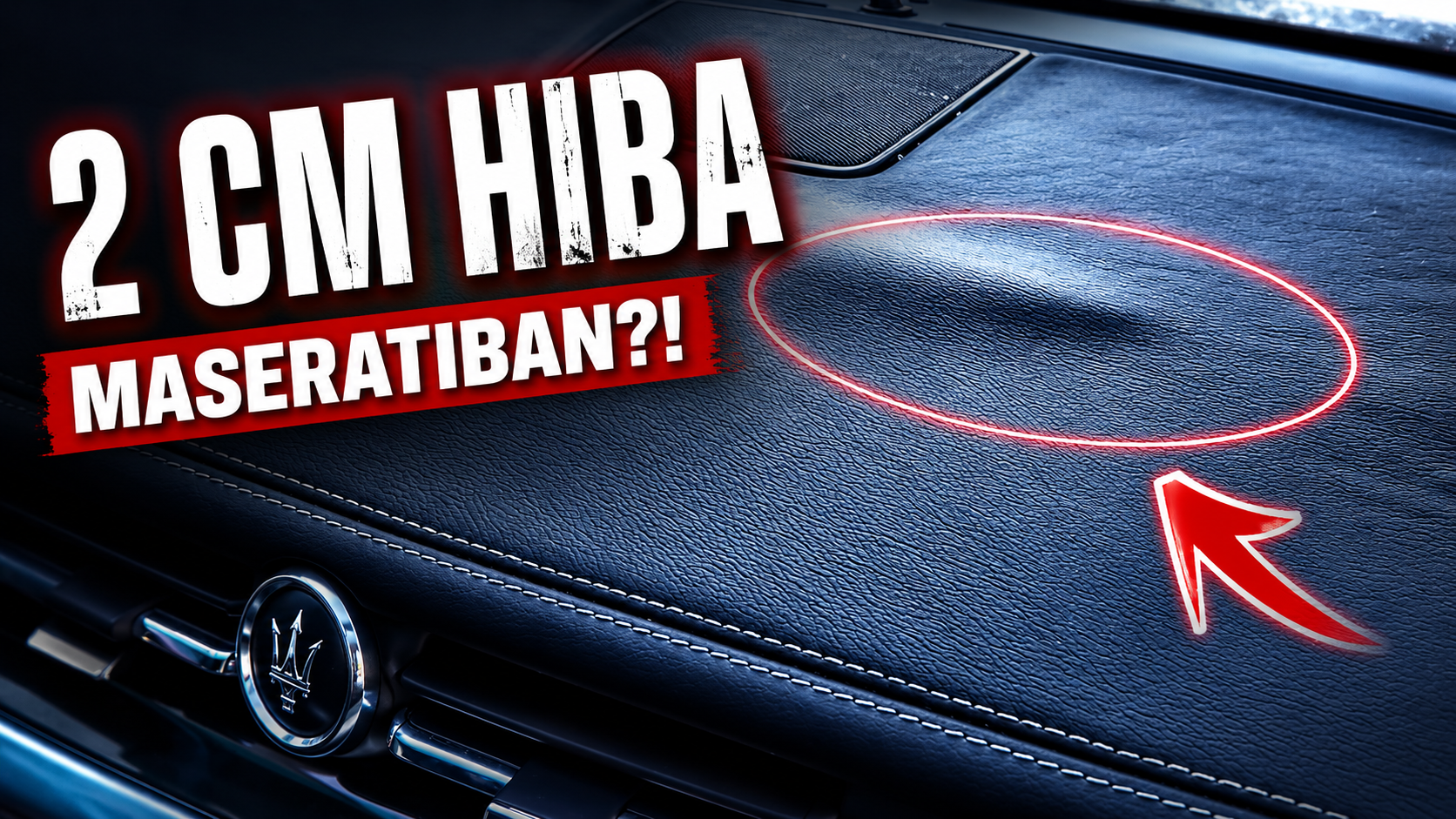 Maserati - 2 centin múlt a Maserati műszerfala? | Összement a bőr a prémium autóban